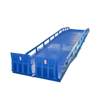 Rampe de chargement mobile hydraulique de 10 tonnes pour chariot élévateur, entrepôt de conteneurs