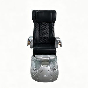 Sillón de Pedicura para Salón de Belleza, Color Negro, <span class=keywords><strong>Precio</strong></span> Directo de Fábrica, con Masaje Corporal y de Asiento, y Bañera para Pies - Product Image 5