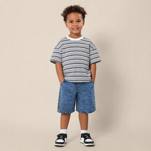 Shorts <span class=keywords><strong>en</strong></span> jean mi-taille <span class=keywords><strong>en</strong></span> coton pour enfants – Nouveauté, basique, résistant à l'usure, lavable – Idéal pour la plage et les voyages – Vente <span class=keywords><strong>en</strong></span> gros pour garçons - Product Image 5