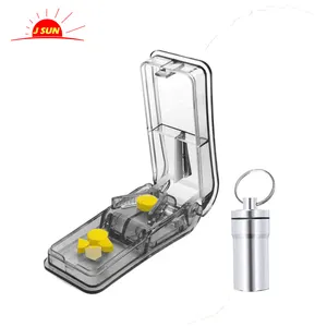 小さなまたは大きな丸薬用のピルカッター、V字型ホルダー付きのピルスプリッター、鋭い刃付きの薬スライサー