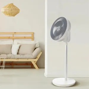 Ventilador de pedestal eléctrico oscilante 3D personalizado del fabricante, ventilador de suelo de dormitorio superventas, ventilador de suelo de pie para acampar