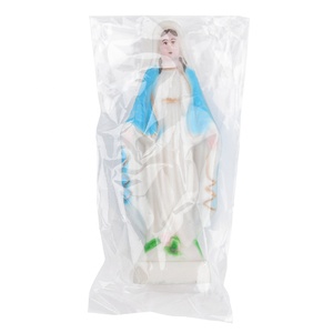 Petite taille 6.5cm Vierge Marie Statue catholique en plastique Madonna Sculptures avec emballage OPP - Product Image 4