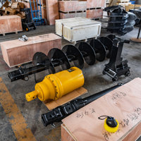 Macchina Trivellatrice a Coclea per Perforazione Roccia, Attrezzatura Ausiliaria per Escavatore, Perforazione Terrestre, Disponibilità Immediata