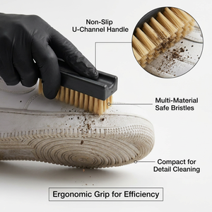Cepillo para <span class=keywords><strong>Zapatos</strong></span> de Pelo de Caballo, Fabricado por OEM, 1 Pieza, Cerdas Suaves, Medianas y Duras, con Lazo para Colgar, Portátil, para Limpiar Todo Tipo de <span class=keywords><strong>Zapatos</strong></span> - Product Image 4