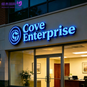 Insegna LED IP65 Resistente alle Intemperie con Lettere Frontali Illuminate a Blocco Grassetto Personalizzate per Logo di Lodge, Motel, Parete o Vetrina - Product Image 4