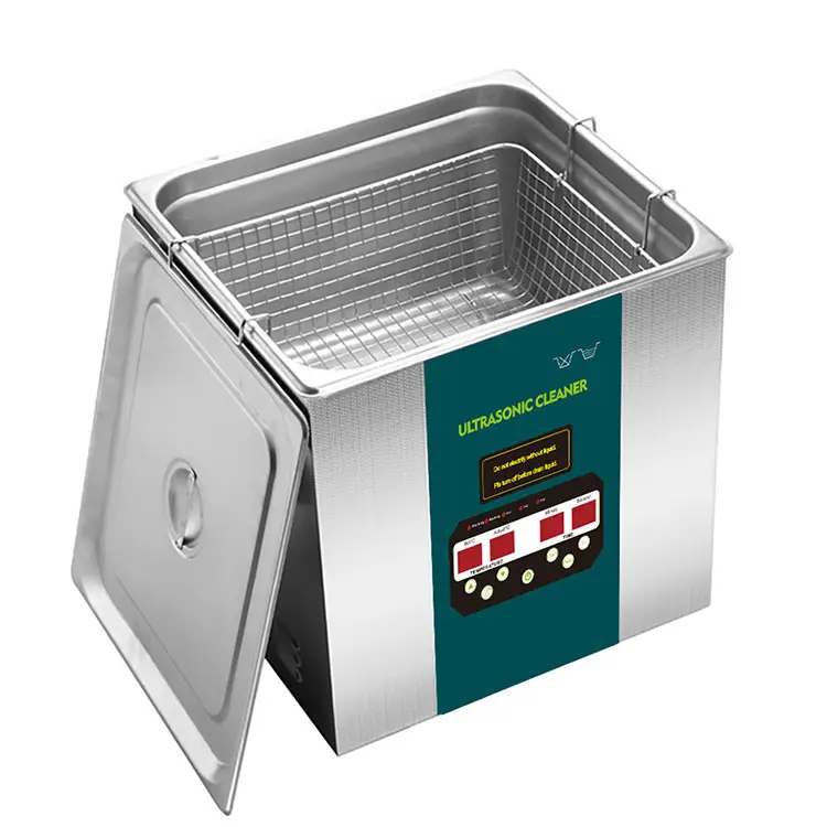 UC-3360 Baixo Ruído Aquecedor Temporizador Desktop Máquina De Limpeza 15L Multi Freqüência Ajustável Ultrasonic Cleaner para Parte Do Carro Limpo