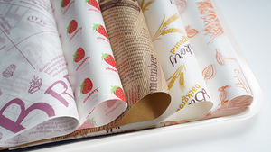 Wholesale Sandwich Burger Wrap Paper Custom logo Greaseproof Hamburger Food Grade <b>Packaging</b> Paper - Product Image 3