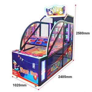 Machine de divertissement d'arcade à monnayeur, prix usine, avec jeu de tir et jeu de lancer de balles Crazy Clown à récompense par tickets - Product Image 3