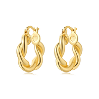 Boucles d'oreilles en argent S925 plaqué or et émail, Nouveauté 2026, Bijoux de luxe vintage minimalistes avec zircone cubique brillante, Cadeau romantique