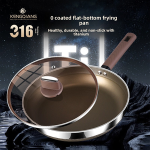 Poêle à frire et à sauter antiadhésive pour la maison, poêle plate pour œufs et steaks, compatible avec les cuisinières à gaz - Product Image 3