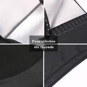 S-4XL taille haute bout à bout Shaper culotte ventre contrôle Shorts 3 crochets ventre plat gaine Yoga Shorts solide hanche rehausseur - Product Image 6