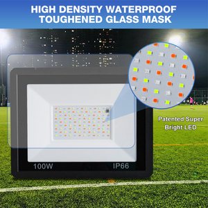 Chiếu sáng sân bóng chuyền chuyên nghiệp <span class=keywords><strong>RGB</strong></span> IP66 chống nước ngoài trời 10W 20W 30W 50W 100W 150W 200W dẫn ánh sáng Lũ lụt - Product Image 3