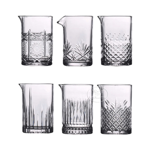 750ml Crystal Cocktail Mixing Glass Bar Mixing Pitcher Beaker Clear Glass Bartender Stirring Glass For Stirring Drinks