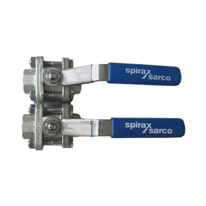 Vanne à boisseau sphérique en acier au carbone Spirax Sarco M10S2RB, raccord fileté 3/4, ensemble à trois pièces - Product Image 5