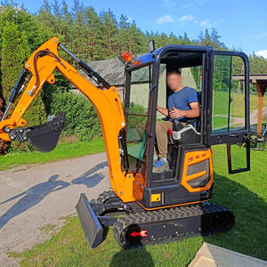 Precio de fábrica Nueva excavadora sobre orugas 1,8 T 1T 1,5 T Mini jardín y uso Honme Mini excavadora máquina compacta - Product Image 2