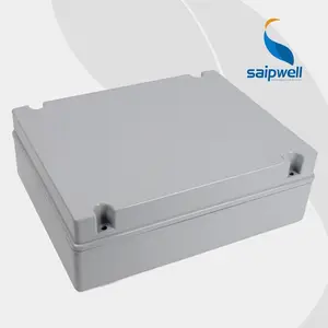 SAIPWELL-caja de empalme impermeable IP65, caja de empalme de plástico ABS CS-AG, 100x100x50MM