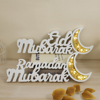 Ramadan Kareem Signe Led Eid Mubarak Signe Pour Ramadan Décorations De Fête Islamique Table Étagères Décor Pour Articles De Fête