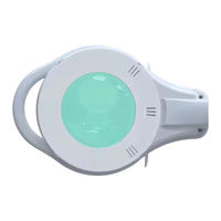 Green Optical Lens Anti Glare Clip on Light Led Magnifier Lamp for Thread Sorting During Professional Embroidery Production