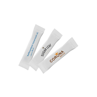 Petit sachet cosmétique recyclable avec fermeture éclair et feuille d'aluminium pour l'emballage de produits laitiers et alimentaires