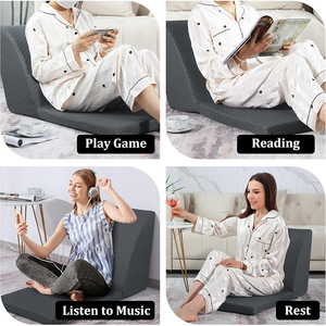 Custom Home Furnishings Japanese Style Seat Cushion Soft Slow <b>Rebound</b> Cotton Square Sofa Chair Cushion For Single Sofa - Product Image 4