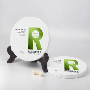 Bloc de zircone multicouche pré-ombré 4D Rondcera SHT-ML Pro 98 mm pour technologie <span class=keywords><strong>dentaire</strong></span> avancée – Zircone Elite à <span class=keywords><strong>prix</strong></span> direct - Product Image 1
