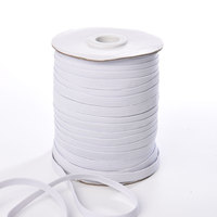 Usine De Haute Qualité Blanc 8mm 10 cordon Polyester Latex Élastique Tressé