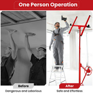 Elevador de paneles de yeso CEHand de 11 pies para paneles de yeso, tablaroca y placas de yeso, herramienta de construcción - Product Image 6