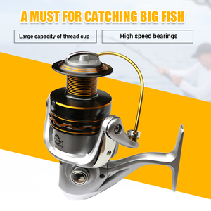 En gros <span class=keywords><strong>Moulinet</strong></span> de pêche spinning pour <span class=keywords><strong>carpe</strong></span>, à roulement, pour eau salée et eau douce, avec bobine métallique - Product Image 6