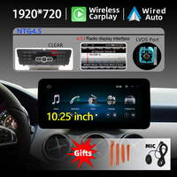 Autoradio Android Qualcomm 680 avec GPS, lecteur vidéo, CarPlay, Android Auto, compatible 5G pour Mercedes-Benz CLA C117 W176 GLA X156