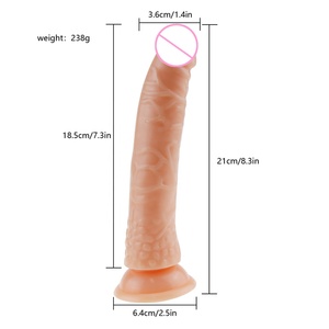 Venta caliente Multi-color Dildo Mujer Simulación Dildo Transparente Dildo Adultos Juguetes Sexuales - Product Image 4