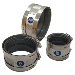 הקלד mj נירוסטה cumplings עבור צינורות ברזל יצוק טיפול פנים מלוטש - Product Image 4