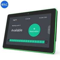 Sistema de Reserva de Salas de Reuniones y Conferencias con Montaje en Pared, Control por Tablet Rockchip con Wi-Fi, RJ45, POE y Lector NFC