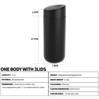 Gobelets isothermes en céramique pour café, double paroi, 473 ml, en acier inoxydable, avec couvercle à glissière, en stock