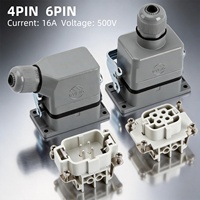 Conector Automotriz Rectangular Híbrido de Alta Resistencia BYLJQ de Aleación de Cobre y Latón IP65 con Función de Enchufe y Tomacorriente para Aviación