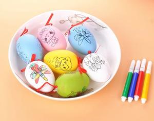 Dipingi il tuo uovo di pasqua giocattolo con pennello <span class=keywords><strong>uova</strong></span> da colorare Graffiti dipinti a mano per bambini per bambini - Product Image 6