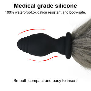 Tapón Anal de Silicona Sexbay Dream con Cola de Zorro, Control Remoto, Vibrador Anal de Silicona, Cola de Tapón Anal para Hombres y Mujeres - Product Image 3