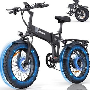 Ridstar Ebike 20 pollici 1000W pieghevole elettrico Mountain Bike grasso pneumatico città EBike 15Ah batteria al litio bicicletta elettronica - Product Image 1