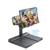 OEM L21 12 Inch 3D HD Smartphone Screen Enlarger Foldable Desktop Magnifier Stand for Movie Video
