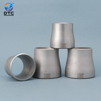 Raccord de tuyauterie en acier inoxydable forgé à souder bout à bout, réducteur concentrique ASME B16.9 A234 APB SCH40 304 316 1/2" 3/4" OEM