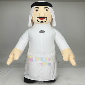 Costume de mascotte <span class=keywords><strong>gonflable</strong></span> réaliste et charmant pour adulte unisexe, personnage de dessin animé, tenue à thème arabe, pour fêtes, événements, télévision - Product Image 1