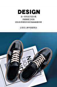 Chaussures de créateur pour hommes, nouvelle tendance 2023, chaussures de sport pour hommes, noires, respirantes, décontractées, baskets <span class=keywords><strong>pas</strong></span> chères - Product Image 4