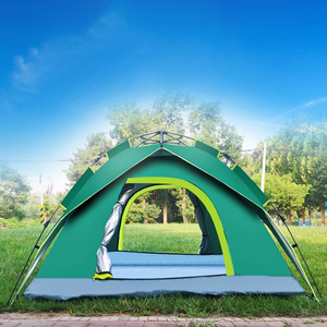 Tente d'extérieur portable et ultralégère pour voyage, dôme de camping pour 3 à 4 personnes, tente pop-up automatique de voyage, étanche, bon marché - Product Image 2
