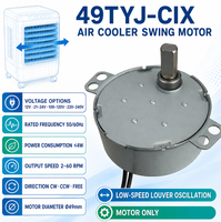 Moteur synchrone à basse vitesse 49TYJ-CIX 12V 24V 110V 220V pour oscillation des volets de refroidisseur d'air