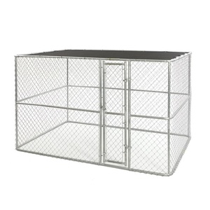 Jaula para perros grande portátil Modular de <span class=keywords><strong>China</strong></span>/corralito de vallas para perros al aire libre de 6 pies/casa para mascotas con jaula para gatos - Product Image 1