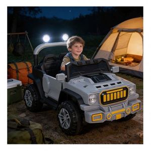 Coche Eléctrico Infantil de Ciudad con 4 Ruedas, Motor 390, Batería 12V7Ah, Panel de Control, USB, Reproductor MP3, Plástico - Product Image 2