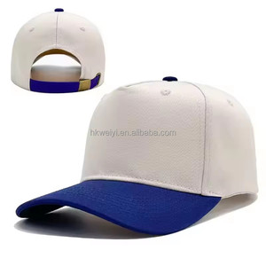 Gorra de Béisbol de 5 Paneles con Bordado 3D en Dos Tonos, Gorra de Béisbol Ajustable con Logotipo Personalizado en Dos Tonos para Hombre y Mujer OEM ODM - Product Image 2