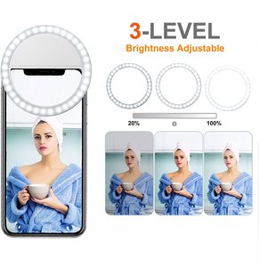 Neue upgrade Heiße Verkäufe mini tragbare handy <span class=keywords><strong>clip</strong></span> auf Selfie füllen licht runde ring licht led lampe für fotografie - Product Image 2