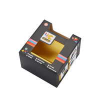 Boîte de présentation en carton personnalisée pour tasses, avec fenêtre frontale ouverte et insert, pour emballage cadeau de tasses à café