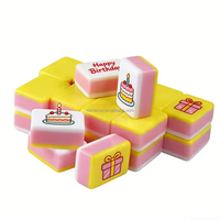 Jeu de tuiles de mahjong en acrylique cristallin OEM avec sac et tapis, fabrication sur mesure, taille et couleur personnalisées, jeu de mahjong vintage à trois couches de 160 tuiles