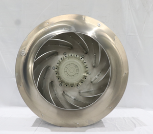 Ziehl-abegg RH56E-4DK.6N.1R 129263 3~ 230/400V 2.5KW 1320rpm Centrifugal <b>Fan</b> Aluminum Alloy Blades AC Motor 40 DB - Product Image 1